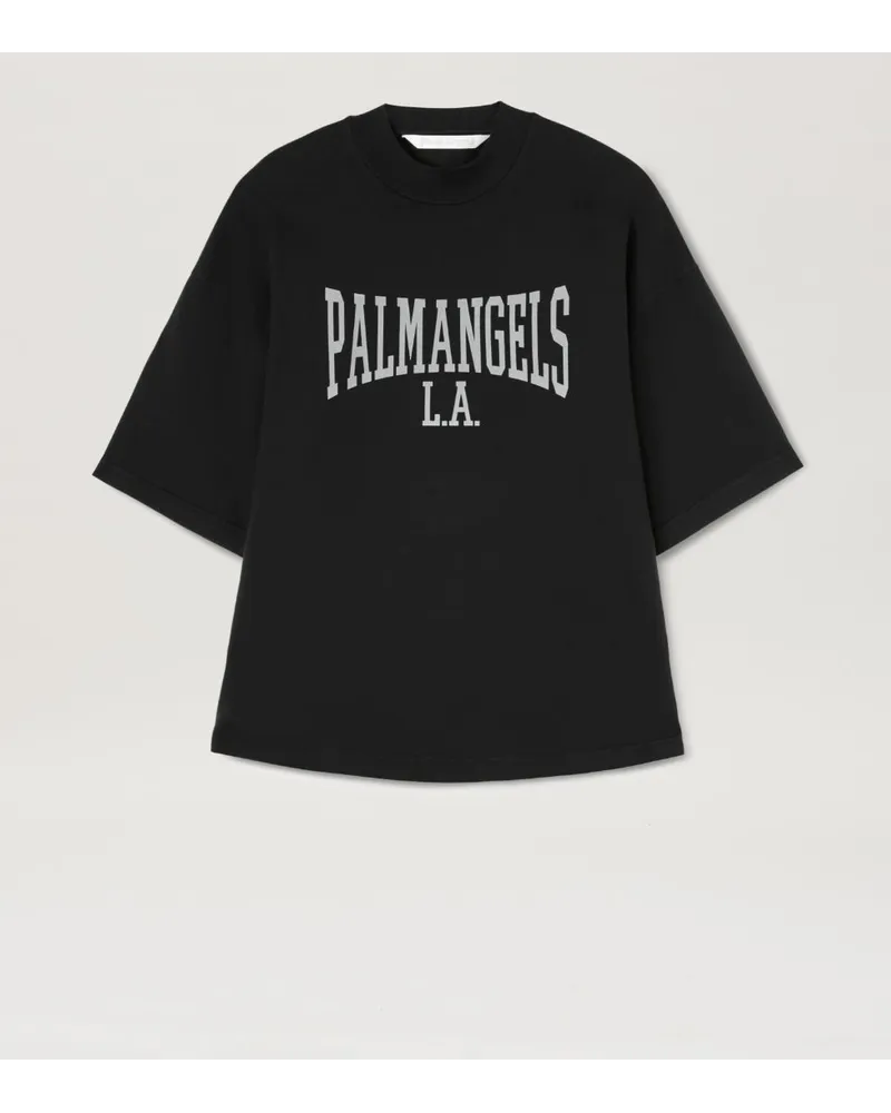 Palm Angels College T-Shirt Schwarz