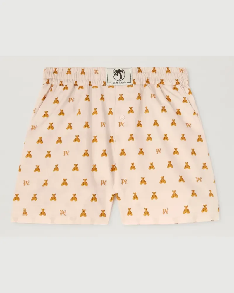 Palm Angels Mini Bear Monogram Shorts 3c60