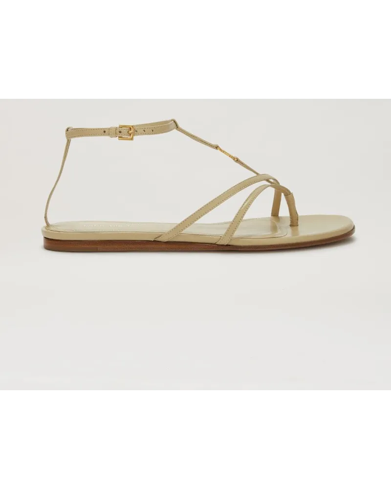 Palm Angels Lategram Flache Sandalen Nude