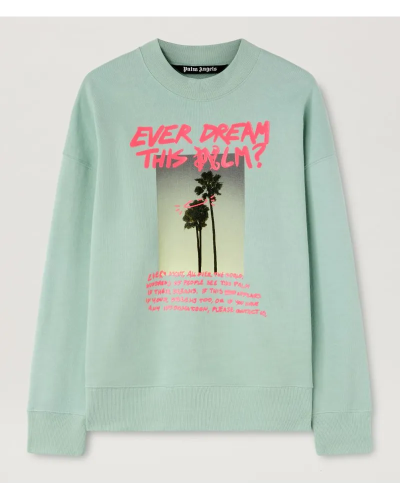 Palm Angels Sweatshirt Palm Dream Grün