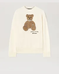 Palm Angels Bear In Mind Rundhals-Sweatshirt Nude