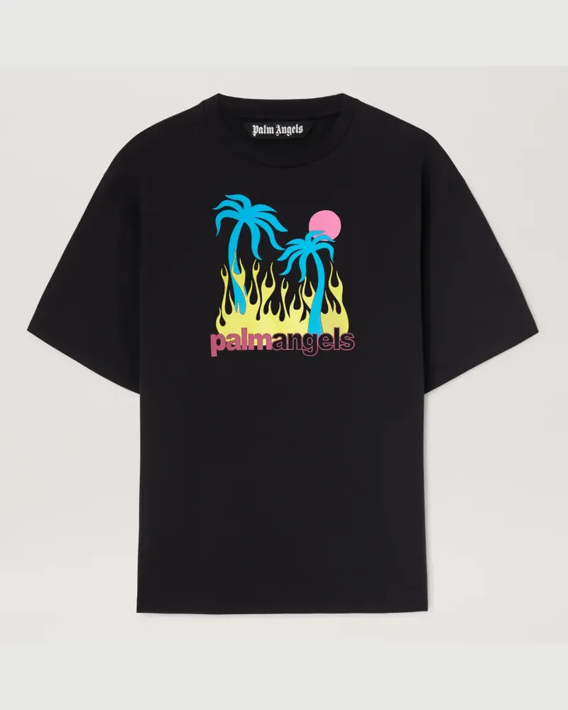 Palm Angels Brennende Oase T-Shirt 1084