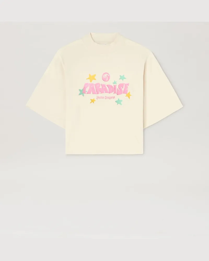 Palm Angels Paradise Cropped T-Shirt 0b30