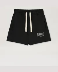 Palm Angels Sweatshorts im College-Stil Schwarz