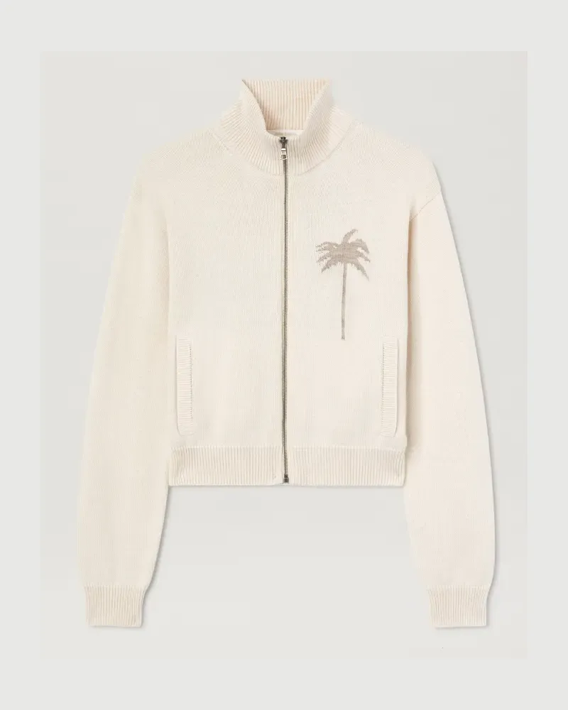 Palm Angels Strickjacke mit Palme 0362