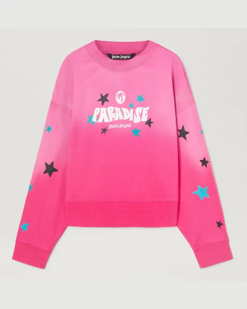 Palm Angels Paradise Sweatshirt mit rundem Halsausschnitt 3203