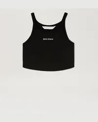 Palm Angels Tanktop mit Logo Schwarz