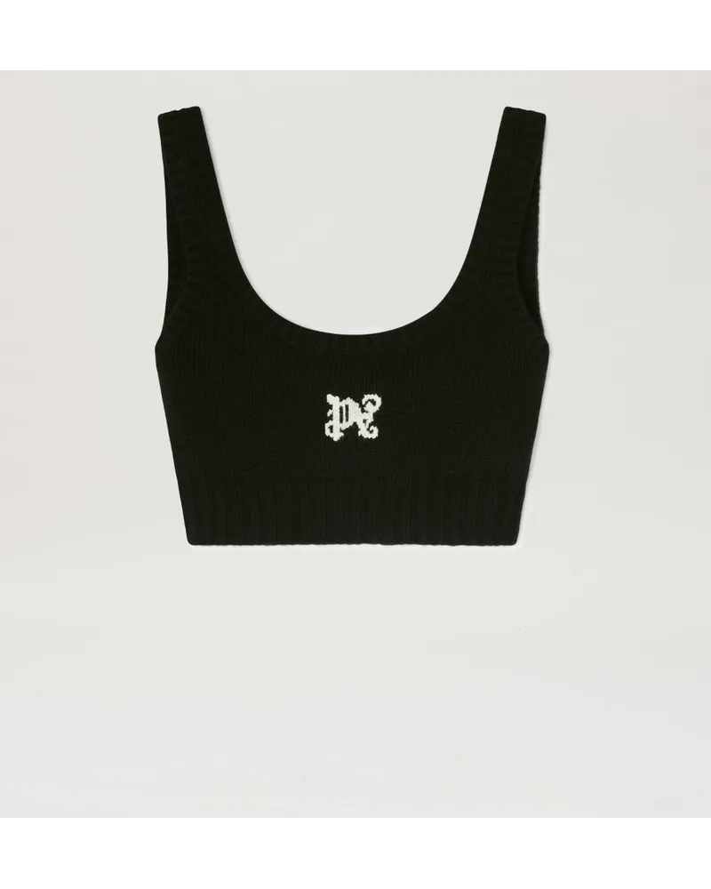 Palm Angels MONOGRAM TOP Schwarz