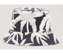Bucket-Hut mit Palmenmuster