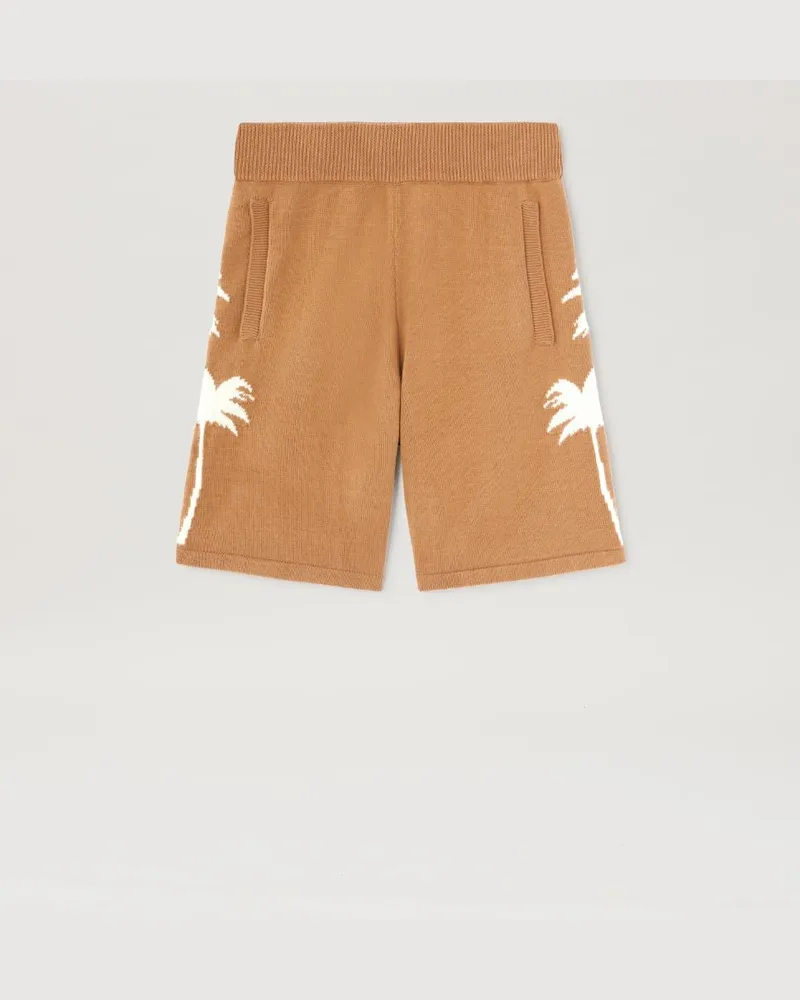 Palm Angels Strickshorts mit Palme 6103
