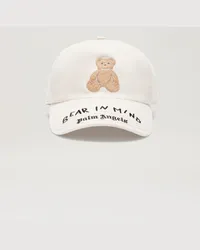 Palm Angels Bear In Mind Baseballcap Weiß