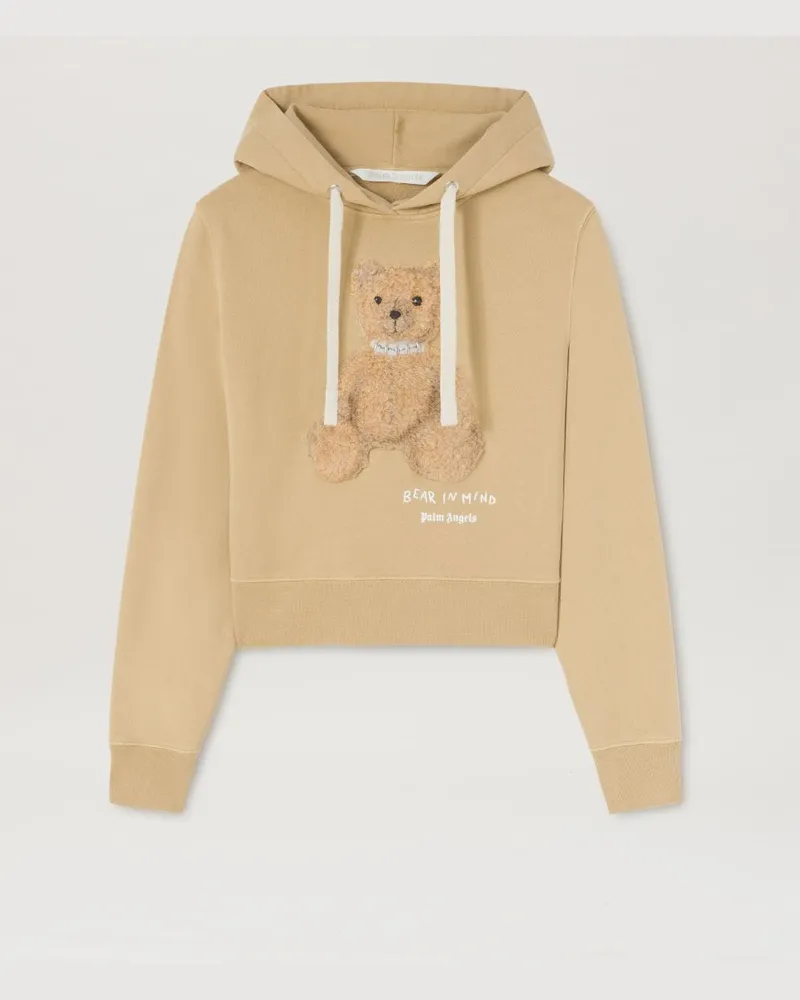 Palm Angels Bear in Mind Hoodie Nude