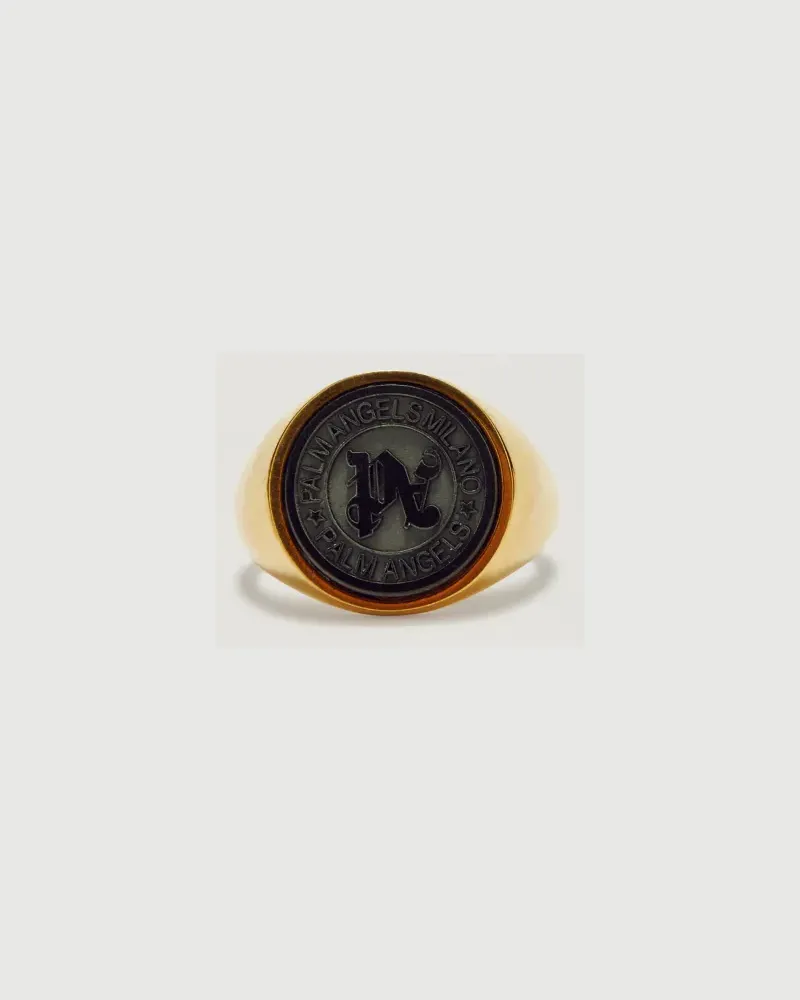 Palm Angels Stein Emblem Ring 7610