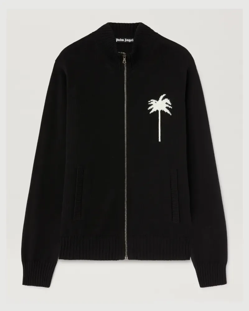 Palm Angels Strickjacke mit Palme 1003