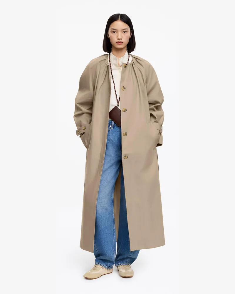 Arket Baumwollmantel -Beige Beige