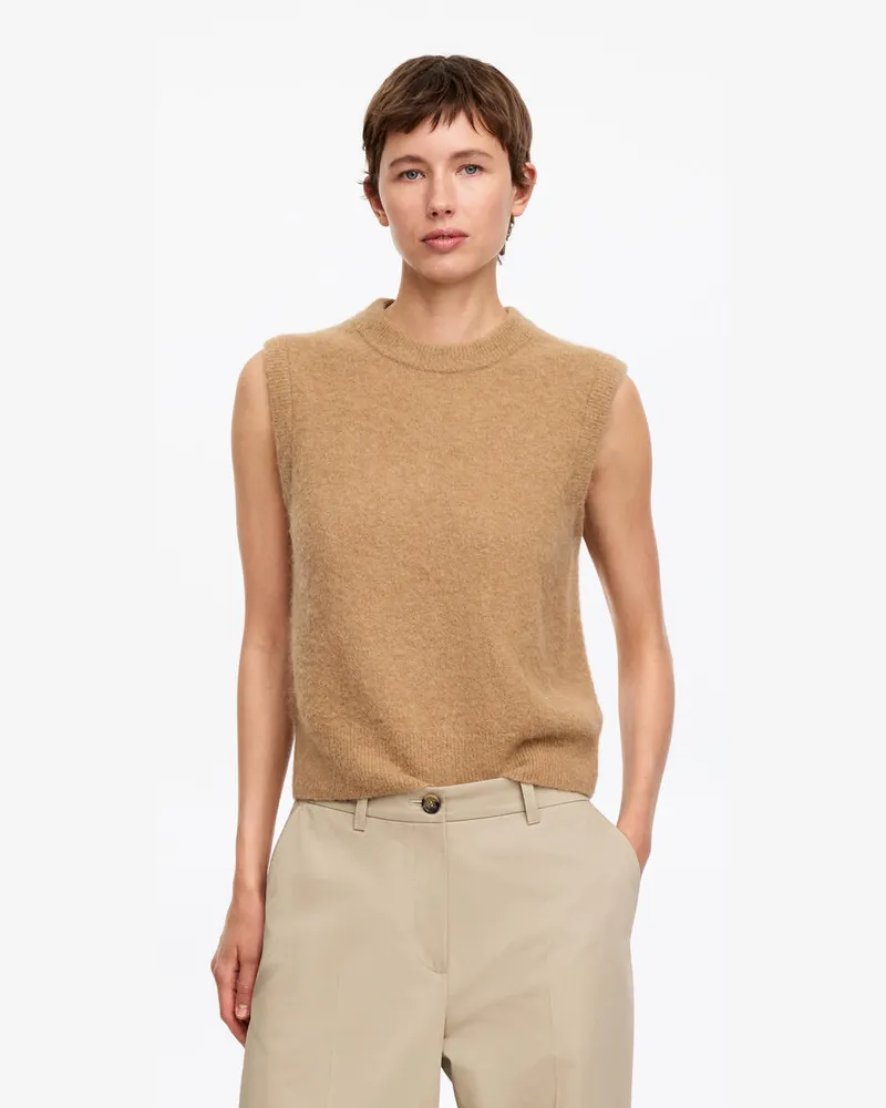 Arket Pullunder Aus Alpakawolle Und Wolle -Beige Beige