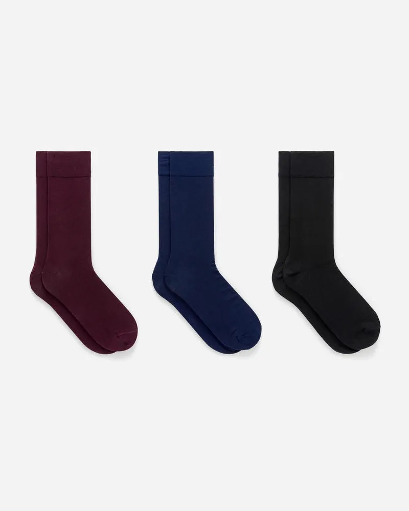 Arket Unifarbene Socken Im 3er-Pack -Rot Rot