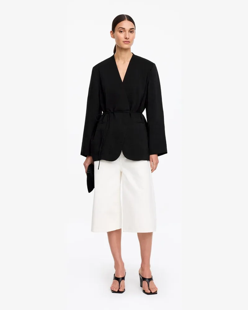 Arket Wickelblazer -Schwarz Schwarz