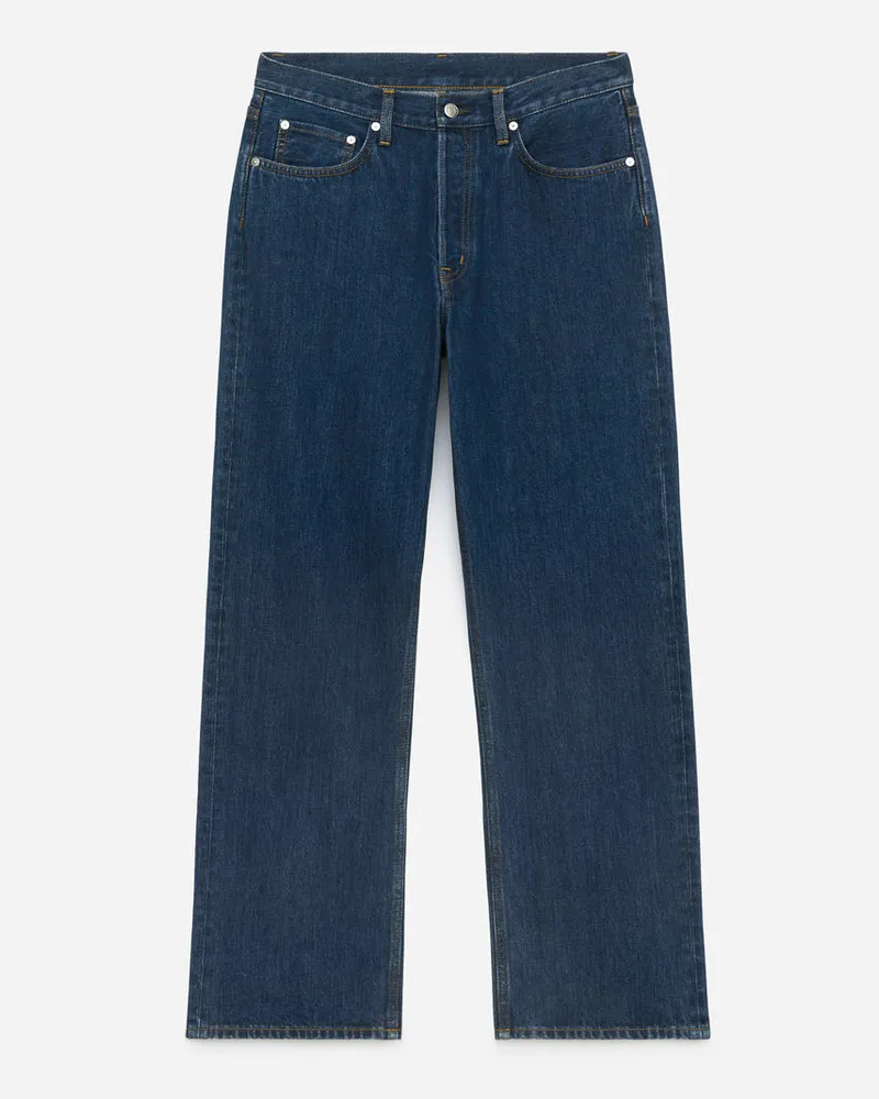 Arket Shore Boyfriend-Jeans - Blau Mittelblau