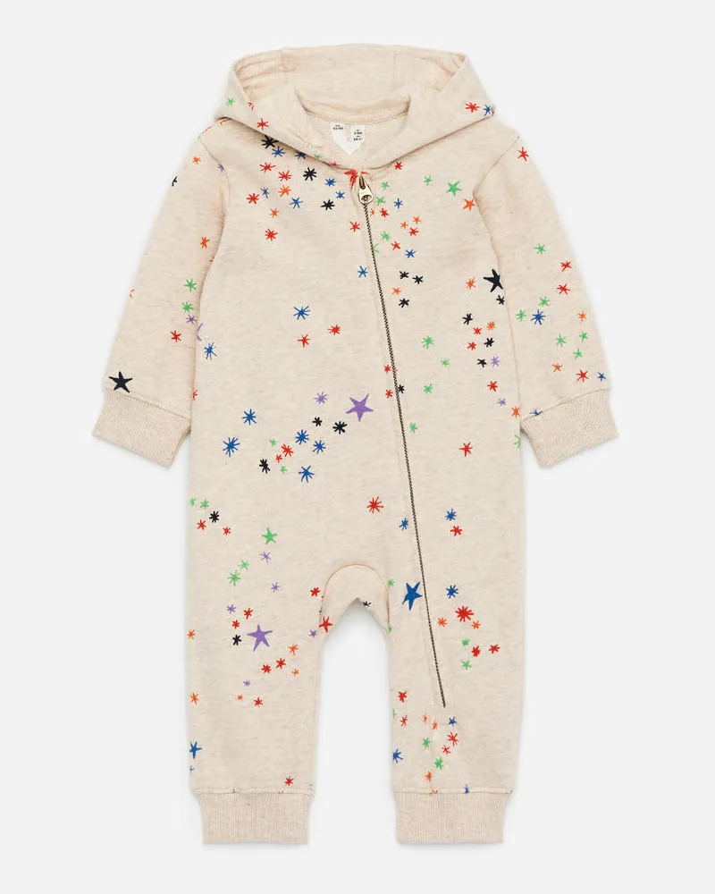 Arket Jersey-Strampler Mit Kapuze -Beige Beige