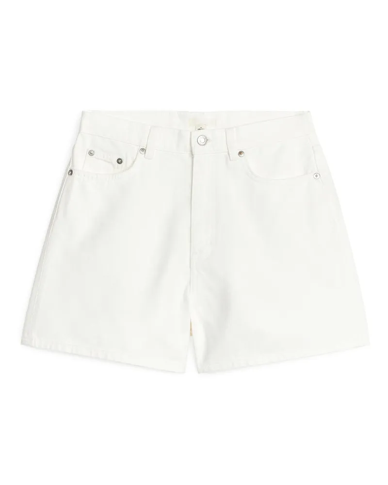 Arket Jeansshorts - Weiß Weiß