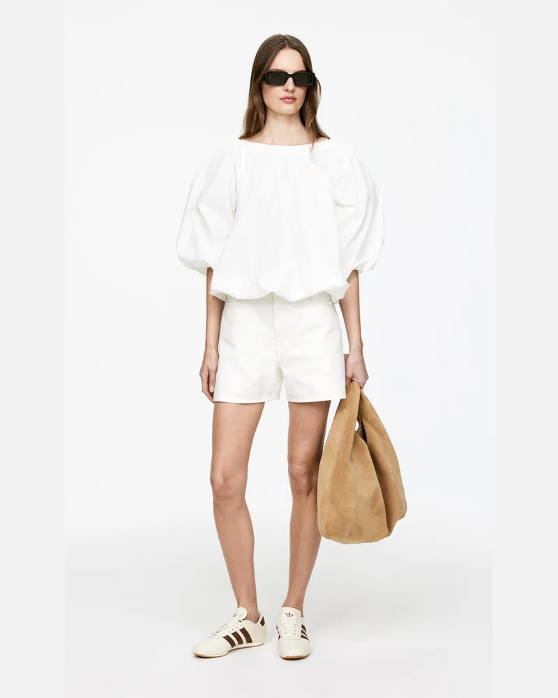 Arket Jeansshorts -Weiß Weiß