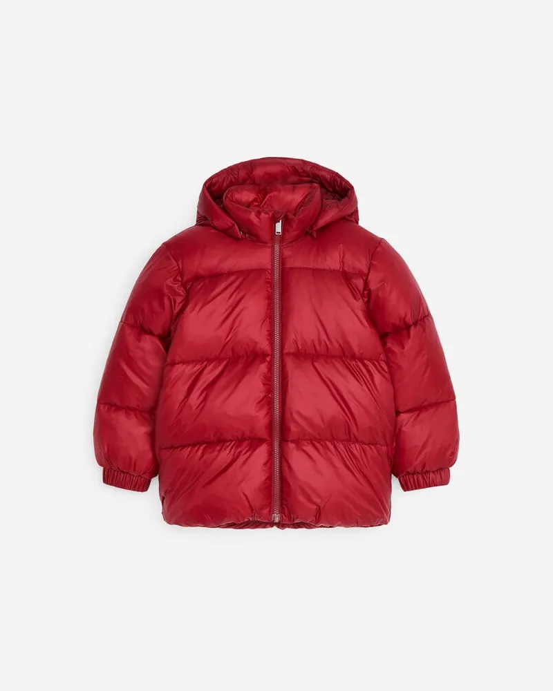 Arket Gefütterte Steppjacke -Rot Rot