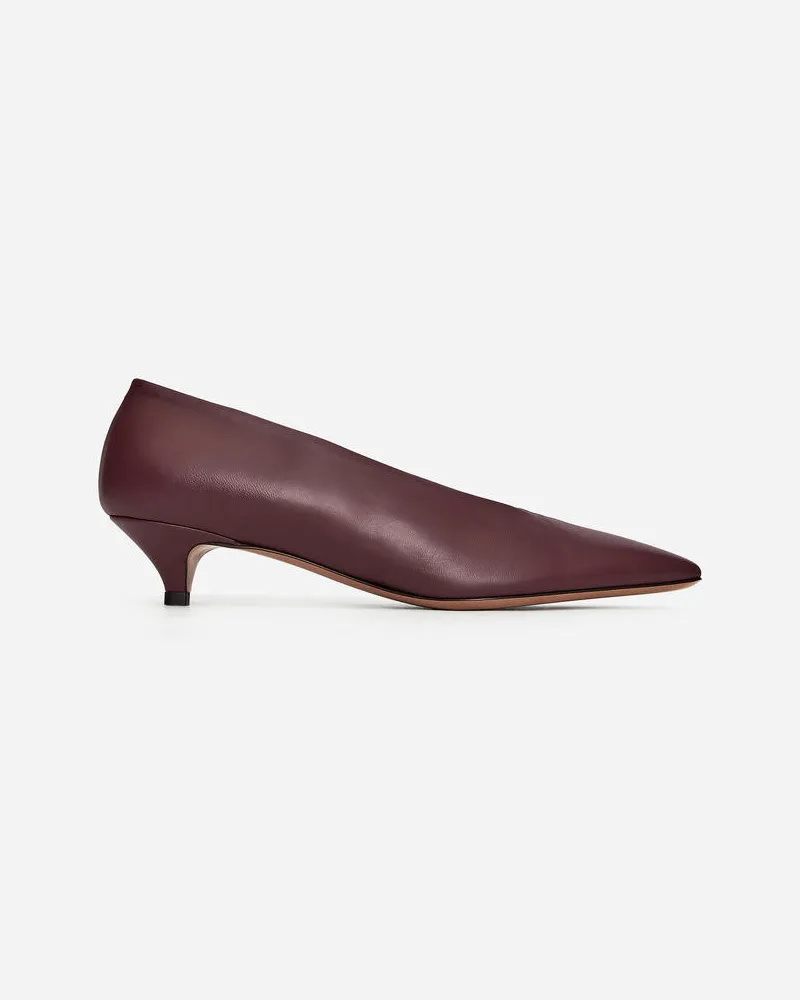 Arket Lederpumps - Rot Weinrot