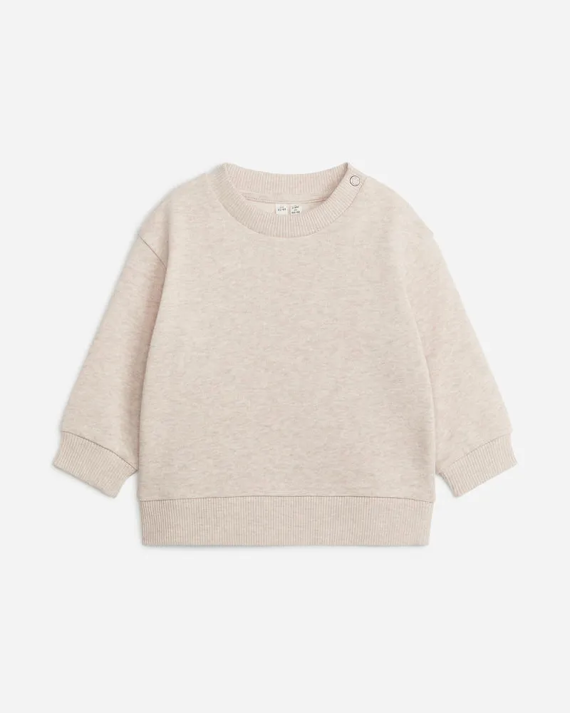 Arket Sweatshirt Aus Baumwolle -Beige Beige