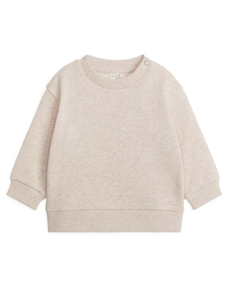 Arket Sweatshirt Aus Baumwolle - Beige Beige
