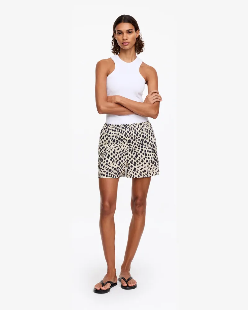 Arket Shorts Aus Lyocell-Mischung -Schwarz Schwarz