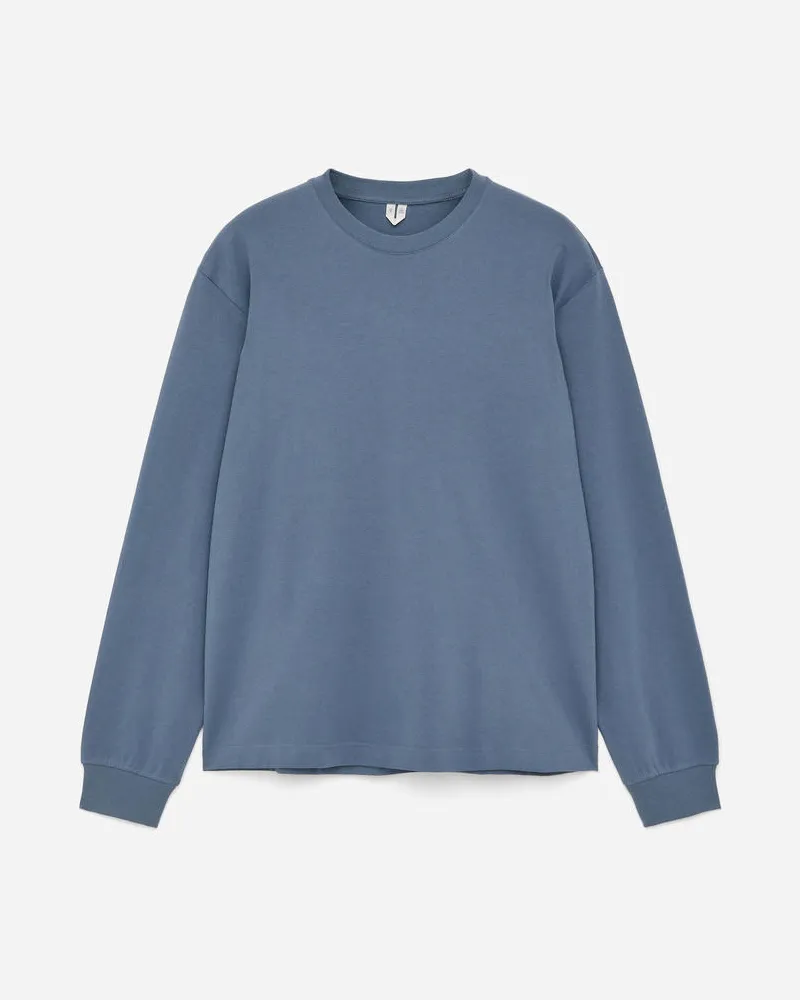 Arket Langarmshirt - Blau Taubenblau