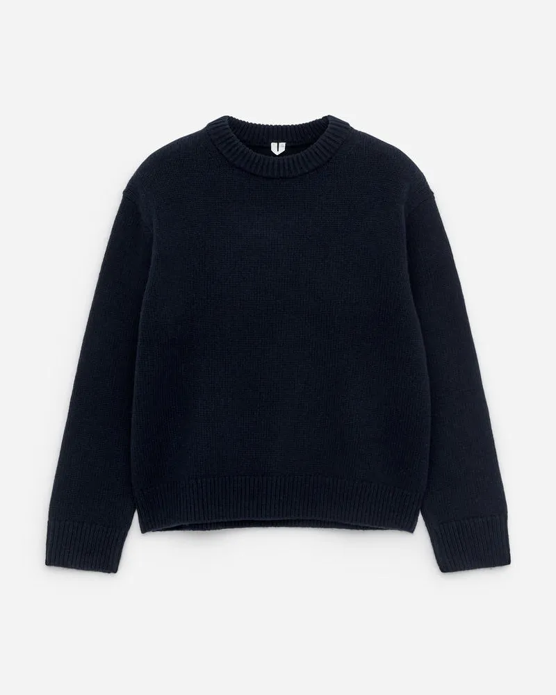 Arket Pullover Aus Schwerem Wollstrick -Blau Blau