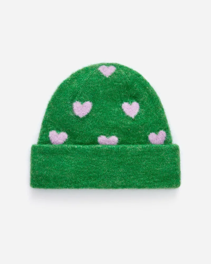 Arket Beanie Aus Wolle Und Alpakawolle -Grün Grün