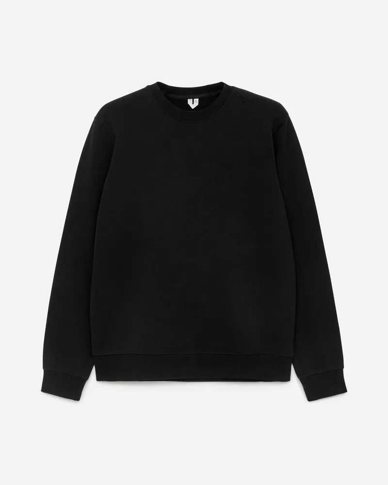 Arket Mittelschweres Sweatshirt - Schwarz Schwarz
