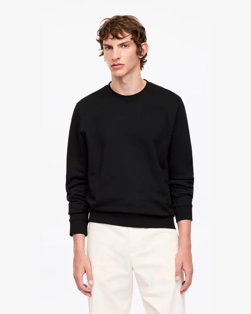 Arket Mittelschweres Sweatshirt -Schwarz Schwarz