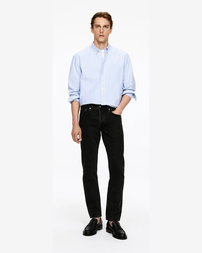 Arket PARK Regular Straight Jeans -Schwarz Schwarz