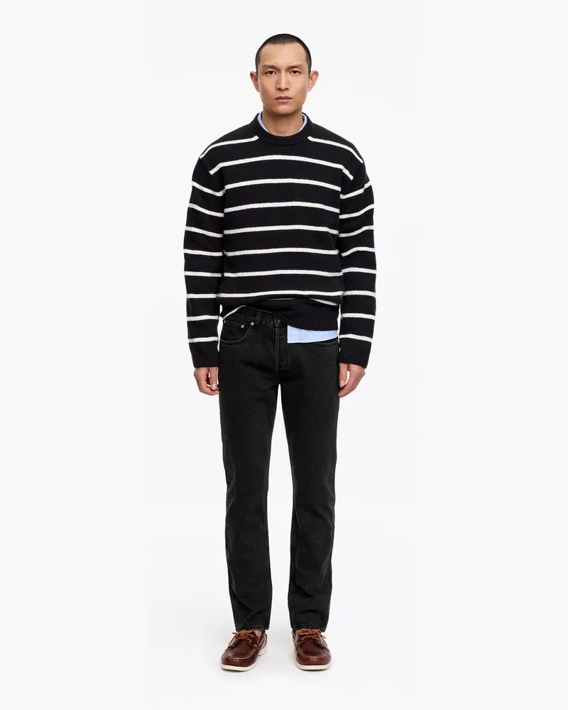 Arket PARK Regular Straight Jeans -Schwarz Schwarz