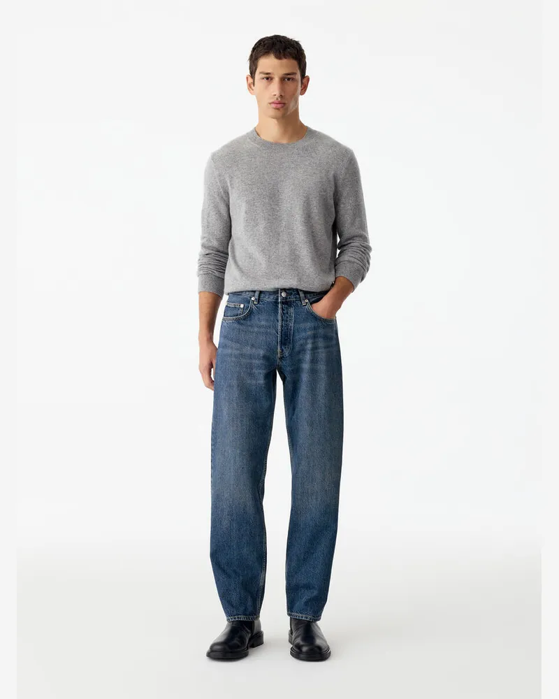 Arket OCEAN Loose Selvedge Jeans -Blau Blau