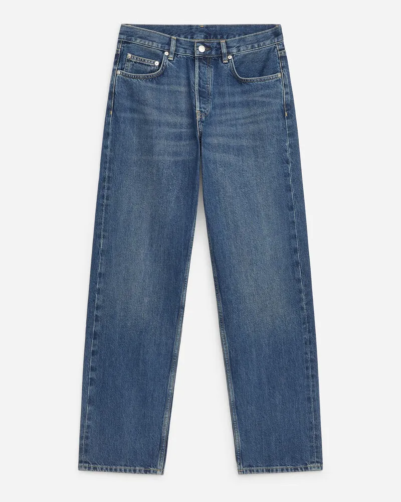 Arket OCEAN Loose Selvedge Jeans -Blau Blau