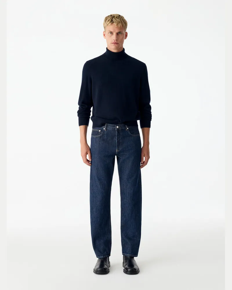 Arket OCEAN Loose Selvedge Jeans -Blau Blau