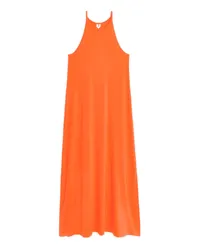 Arket Trägerkleid aus Lyocell Orange