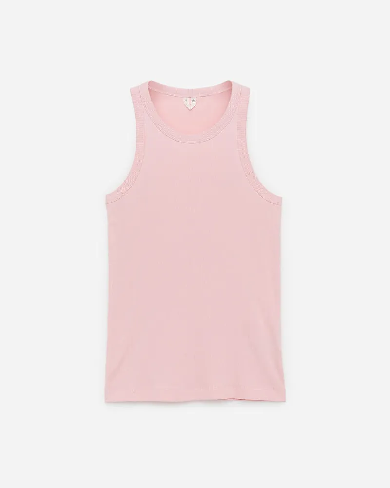 Arket Rippenträgerhemd Mit Racerback - Rosa Rosa