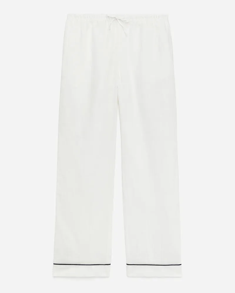 Arket Leinenhose - Weiß Weiß