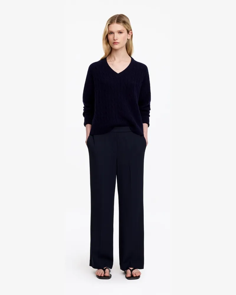 Arket Hose Mit Geradem Bein -Blau Blau
