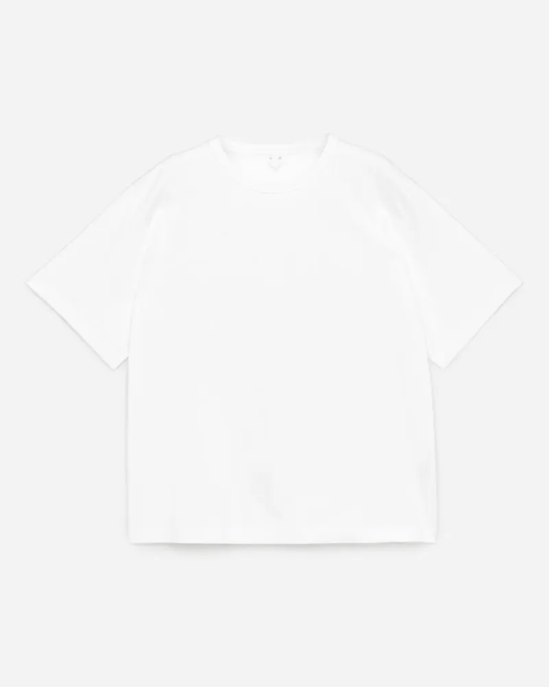 Arket Mittelschweres T-Shirt -Weiß Weiß
