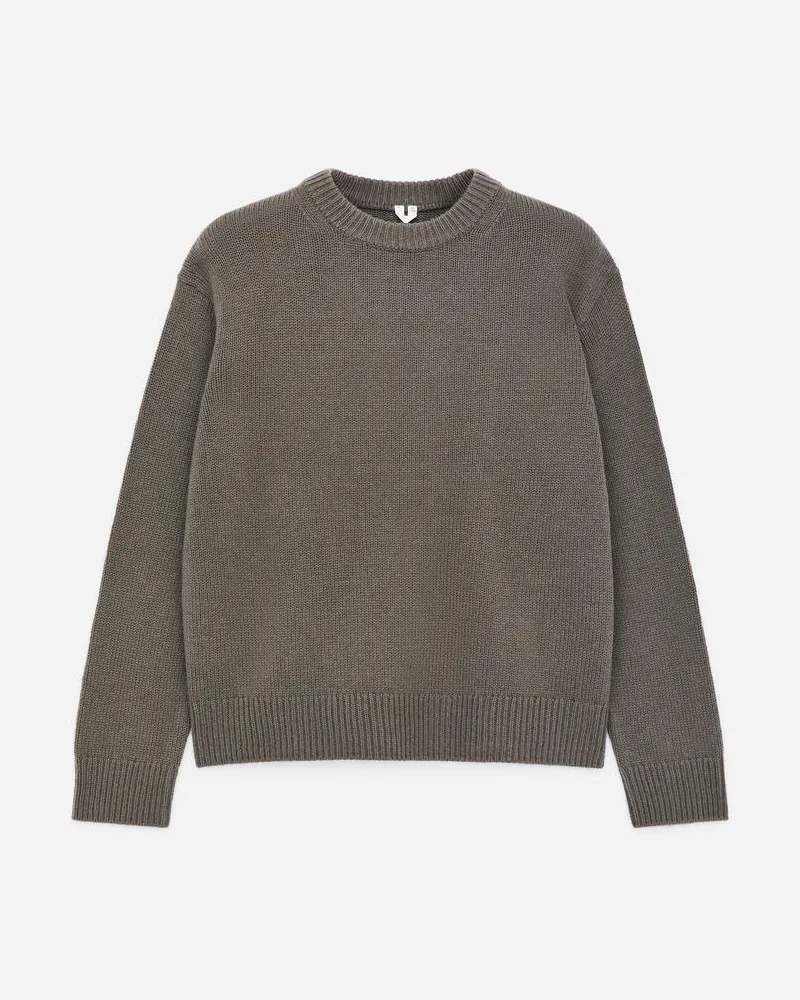 Arket Pullover Aus Schwerem Wollstrick -Grau Grau