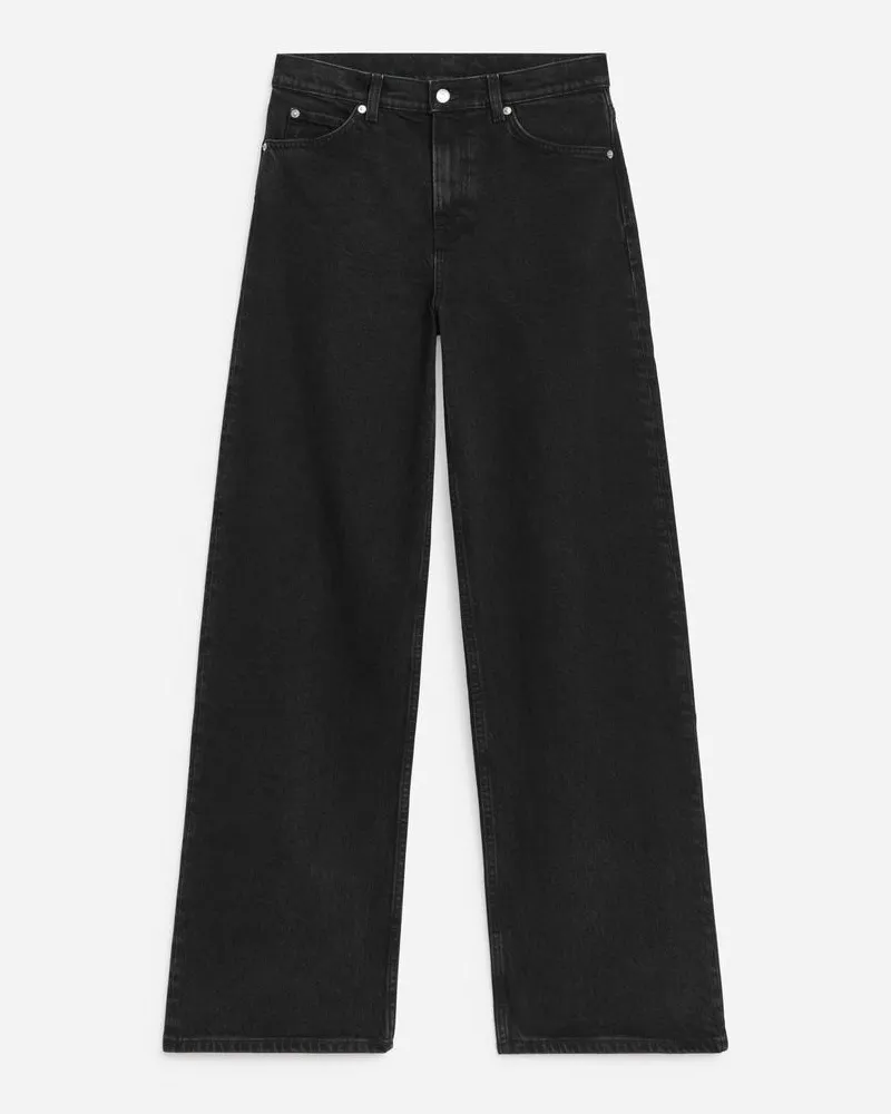 Arket LUPINE Flared Jeans -Schwarz Schwarz