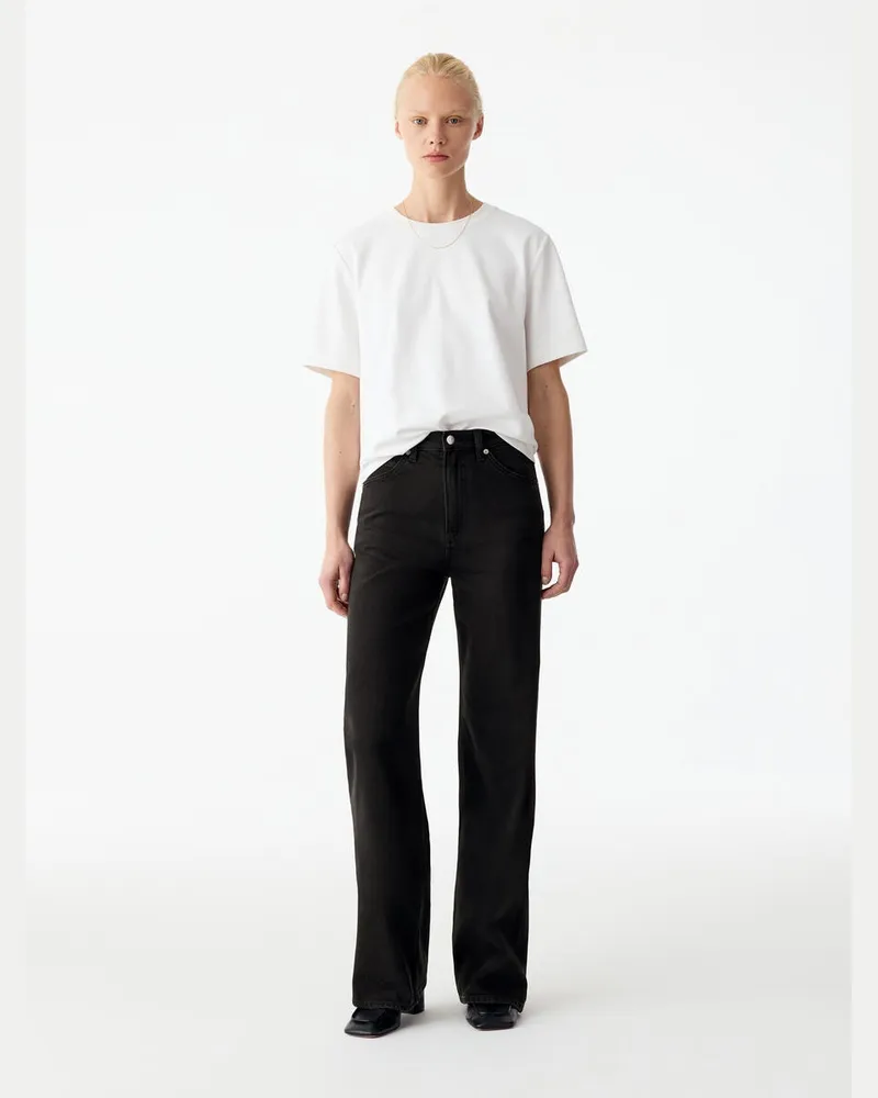 Arket LUPINE Flared Jeans -Schwarz Schwarz