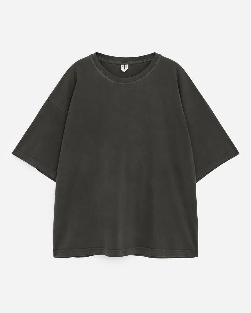 Arket Oversize-T-Shirt -Schwarz Schwarz